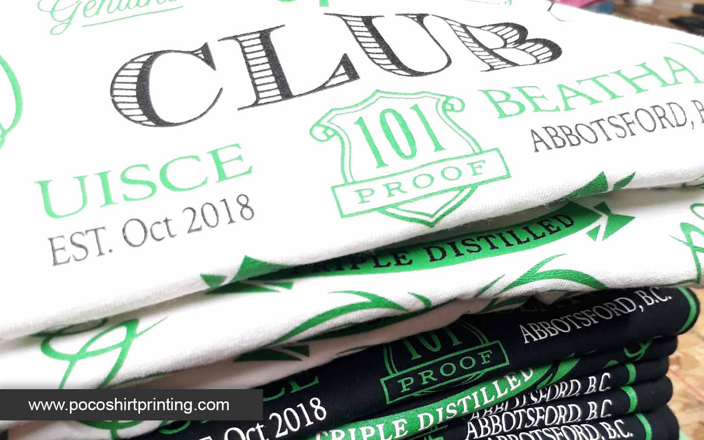 screen printed t-shirt for a club